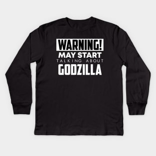 godzilla Kids Long Sleeve T-Shirt